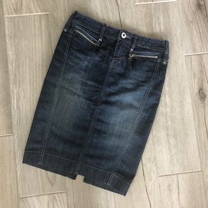 AX denim mini skirt, sz 0